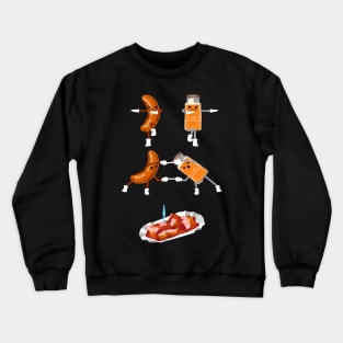 Currywurst, Wurst, Imbiss, Chips, Fries, Fast food Crewneck Sweatshirt